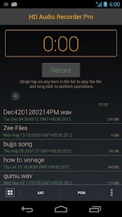   HD Audio Recorder- screenshot thumbnail   