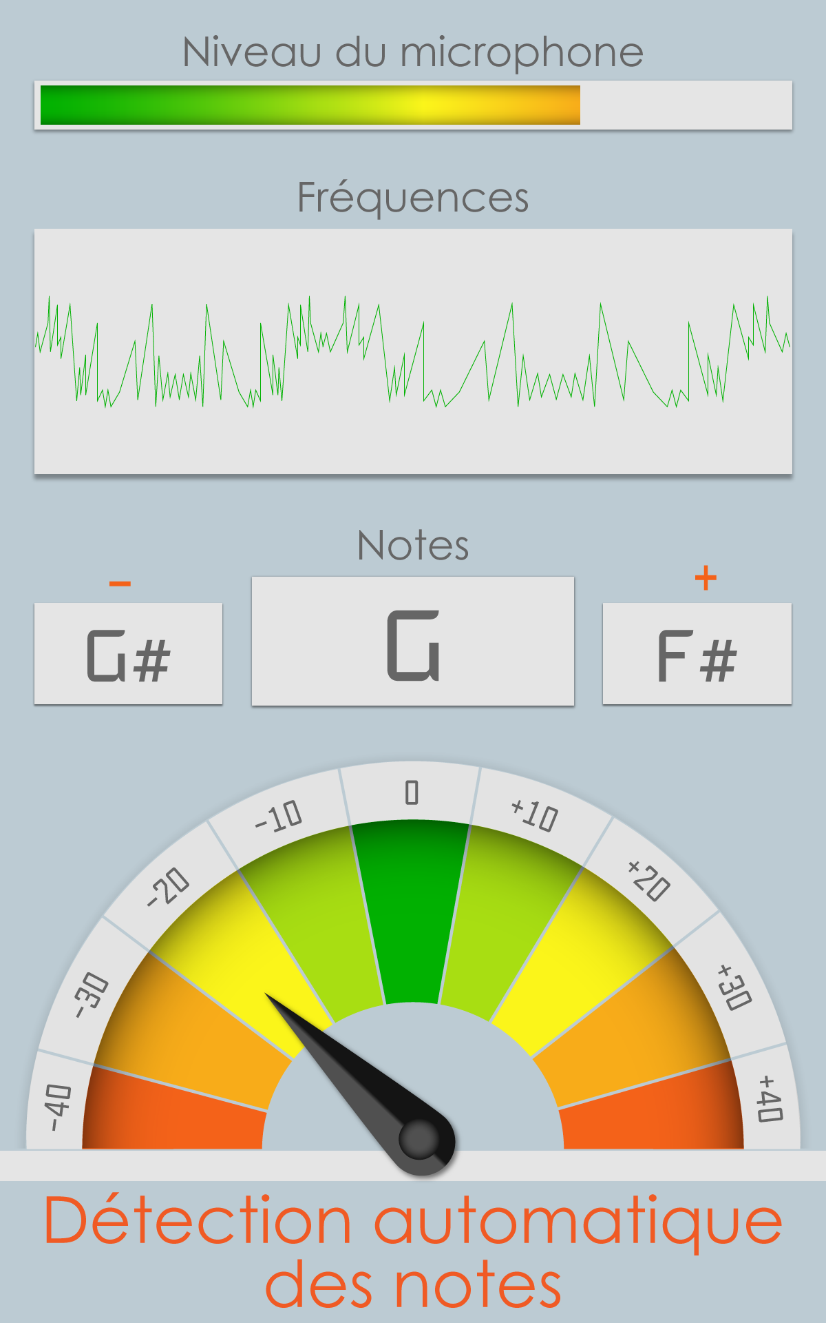 Android application Guitar Tuner screenshort