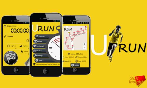 Android application U Run PRO screenshort