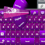 GO Keyboard Purple Light Apk