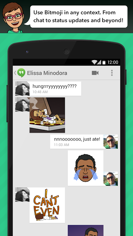 Bitmoji - Emoji by Bitstrips - screenshot