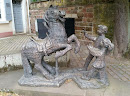 Skulptur Kinder und Pferd - Gleisweiler