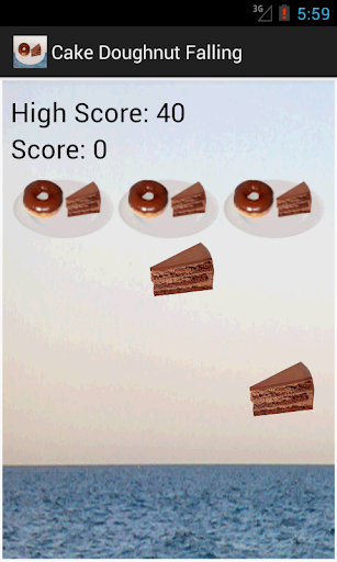 Cake Doughnut Falling Game