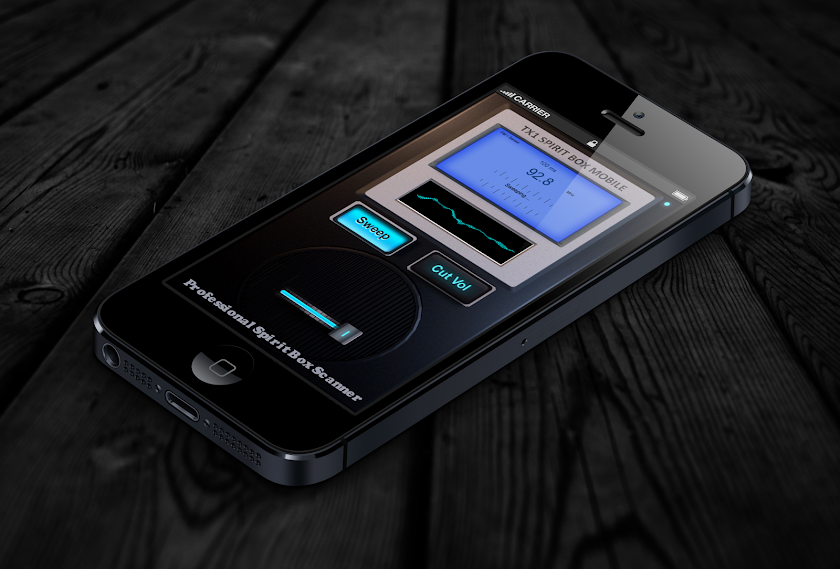 TX1 Spirit Box Mobile Screen 3