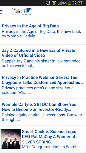 【免費商業App】Womble Carlyle Digital Law-APP點子