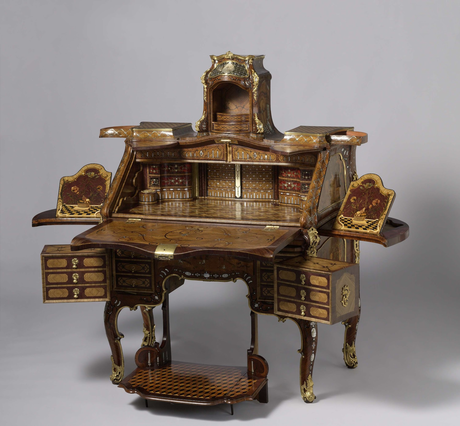 Bureau, Abraham Roentgen, ca. 1758 - ca. 1760 - Rijksmuseum