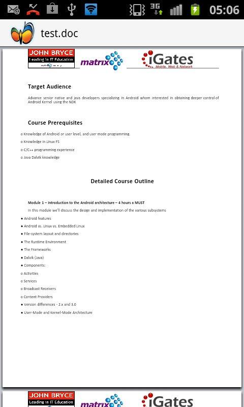 Documento - Office Viewer Screen 2