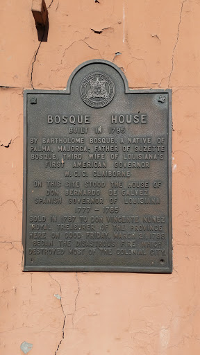 Bosque House Plaque