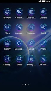Lastest Saturn Space C Launcher Theme APK for Android