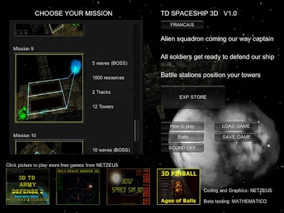 Free Download 3D SPACESHIP TD APK for Android