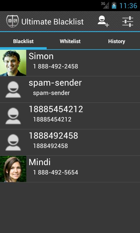 Call Blocker PRO Screen 1