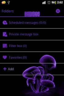 How to mod Purple neon theme GO SMS Pro 1.08 mod apk for pc