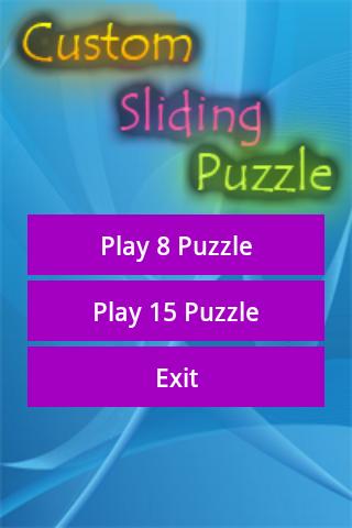 Custom Sliding Puzzle