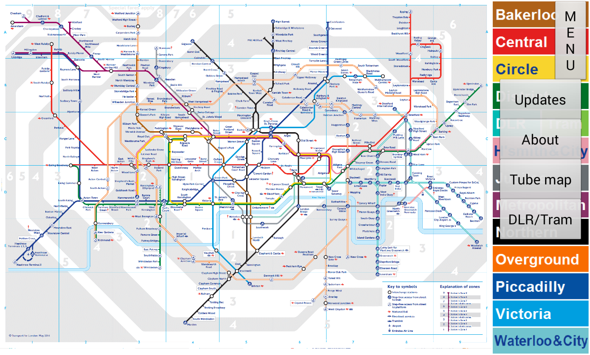 London Tube Map 2024 App 