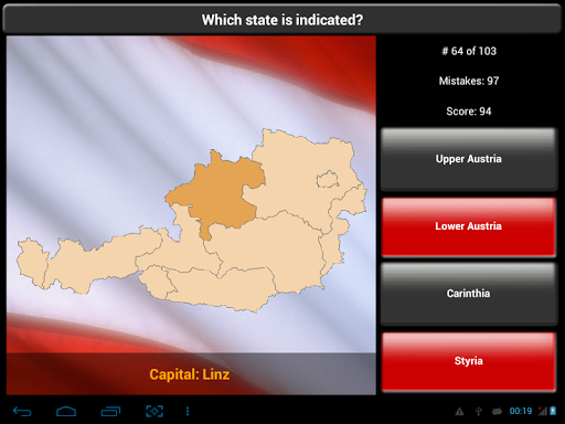 【免費益智App】Austria Map Quiz-APP點子