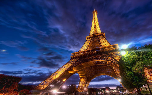 Paris By Night Wallpaper