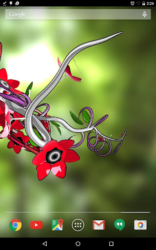 Jungle of Flowers 3D LWP Free