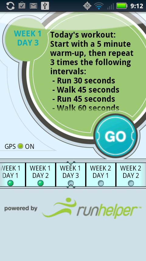 Android application Ease into 5K screenshort