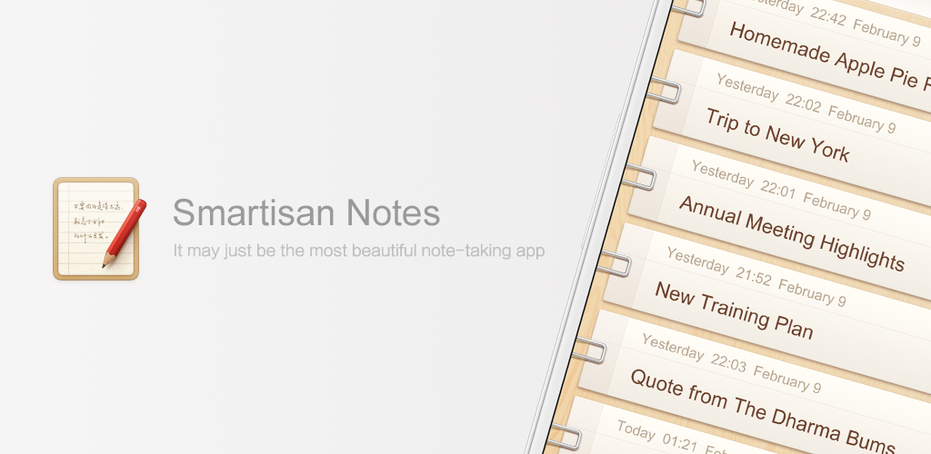 Memo notepad. Beautiful Notes.