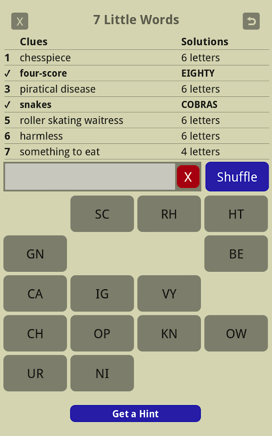 maths homework 7 little words