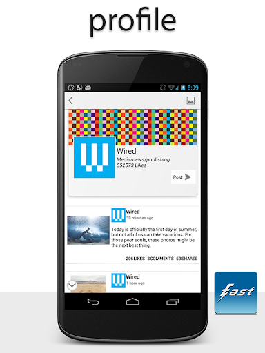 Fast Pro for Facebook v2.1.3 APK social networking app