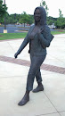 Walking Woman Statue