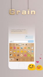 Grain Theme _ Emoji Keyboard poster 2