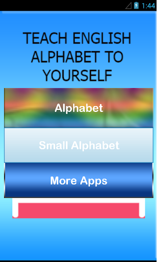 teach alphabet to yourself