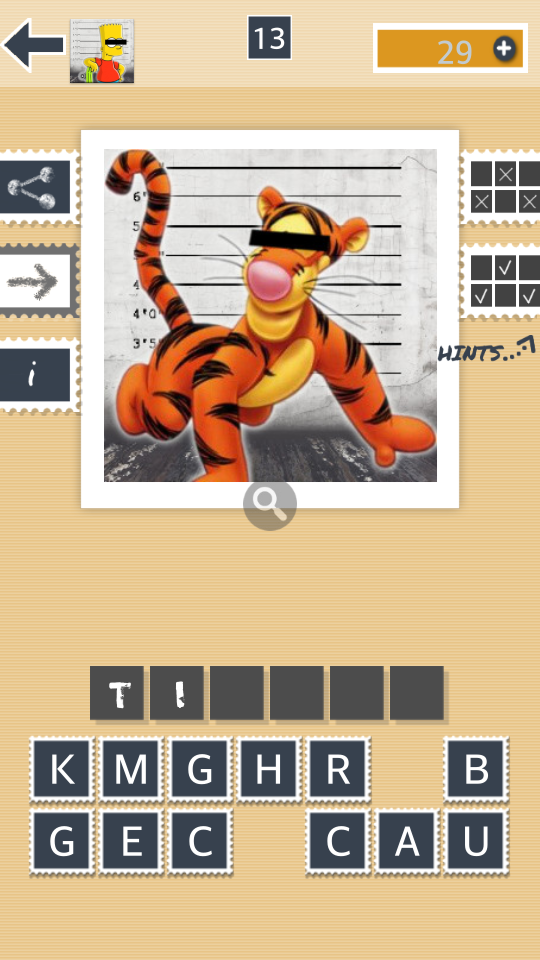 Cartoon Quiz : Characters Screen 3