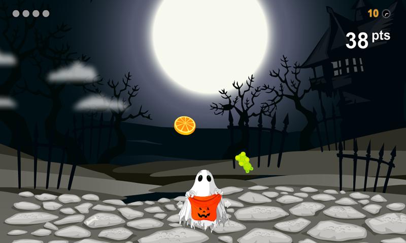 Halloween Ghost Tilt Game Screen 3