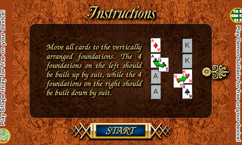 Crazy Quilt Solitaire Premium Screen 2