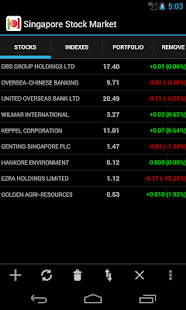 Singapore Stock Market - náhled