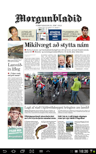 Morgunblaðið Screenshots 1