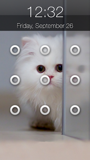 Cat Pattern Screen Lock