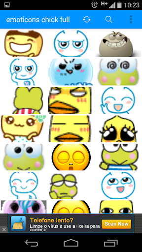 emoticons chick full