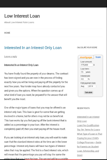Loans And Mortgage Calculator