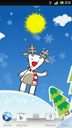 Winter Cartoon Live Wallpaper