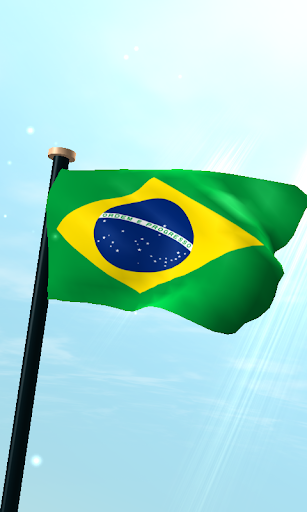 Brazil Flag 3D Live Wallpaper