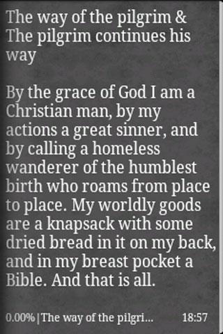 The way of the pilgrim Screen 3