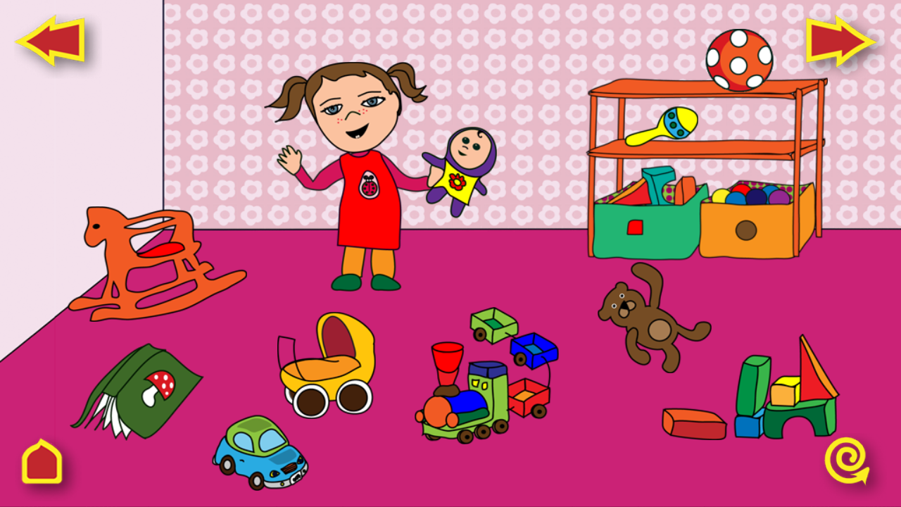 Android application KinderApp - My First Words screenshort