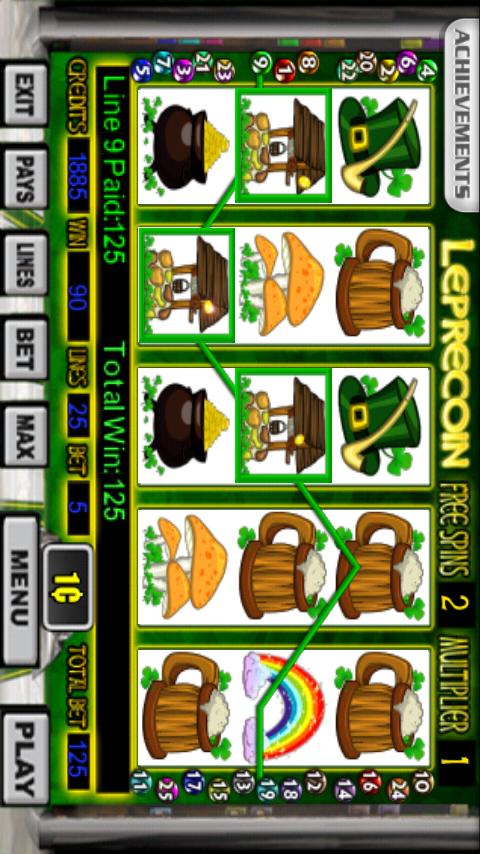 Android application Leprecoin Slot Machine screenshort