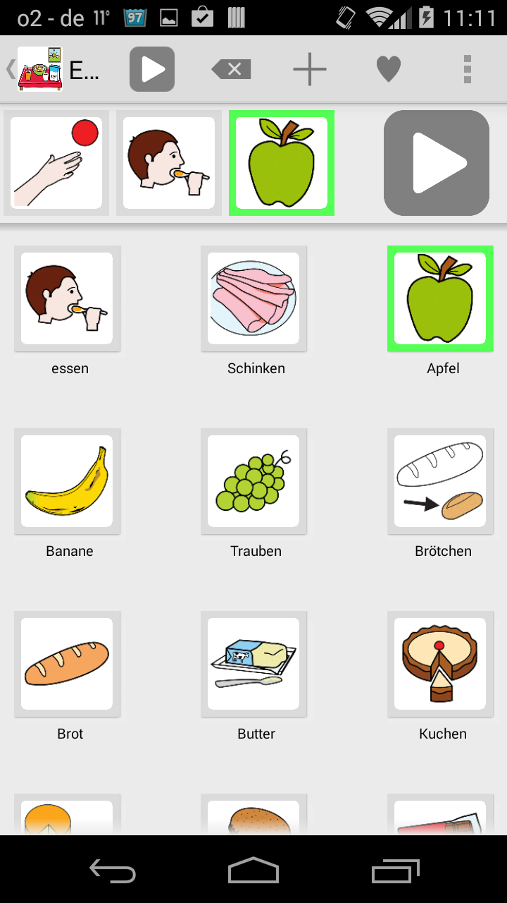 Android application LetMeTalk: Free AAC Talker screenshort