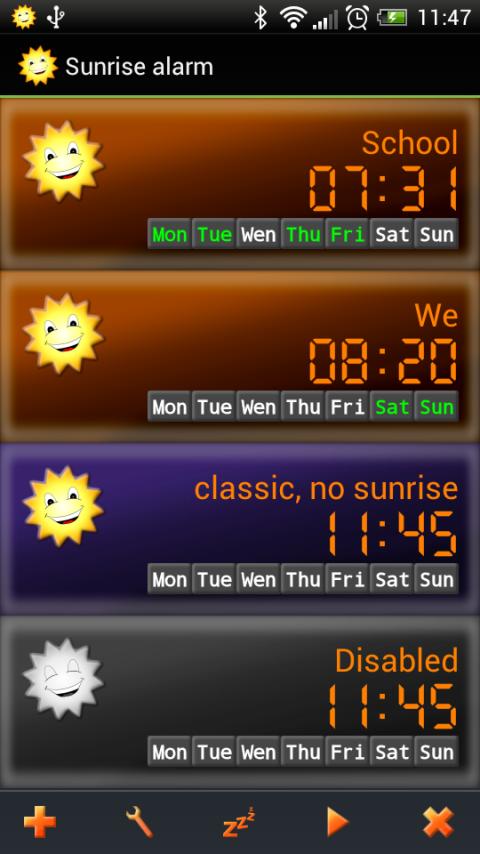 Wake up with the sunrise Screen 2