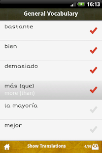 Spanish GCSE Vocabulary AQA Screenshots 9