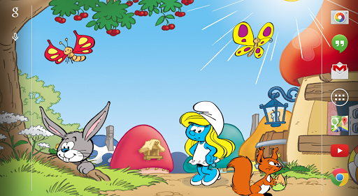 【免費娛樂App】The Smurfs’ New Live Wallpaper-APP點子