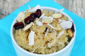 Coconut Cranberry Crockpot Quinoa