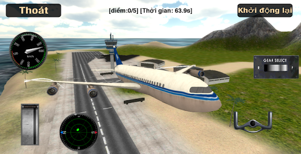  simulator penerbangan: pesawat- gambar mini tangkapan layar  