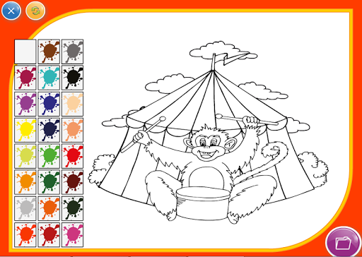 Cartoon Coloring Game