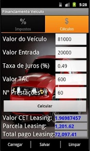 Simulador Financiamento Carro