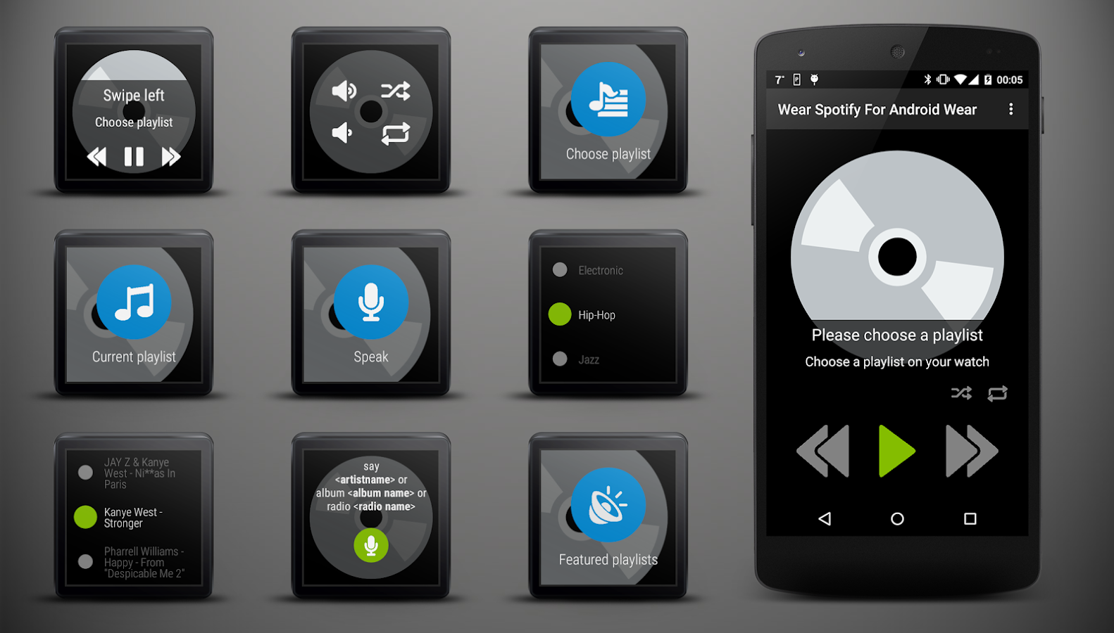 spotify android wear